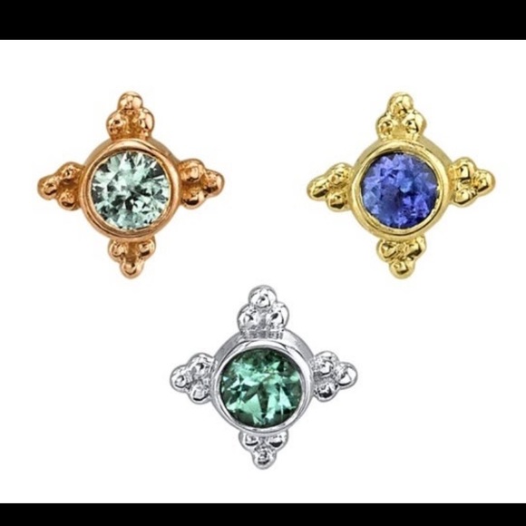 BVLA NEW YELLOW GOLD Chrysoprase Mini Kandy Threadless End - Picture 6 of 6